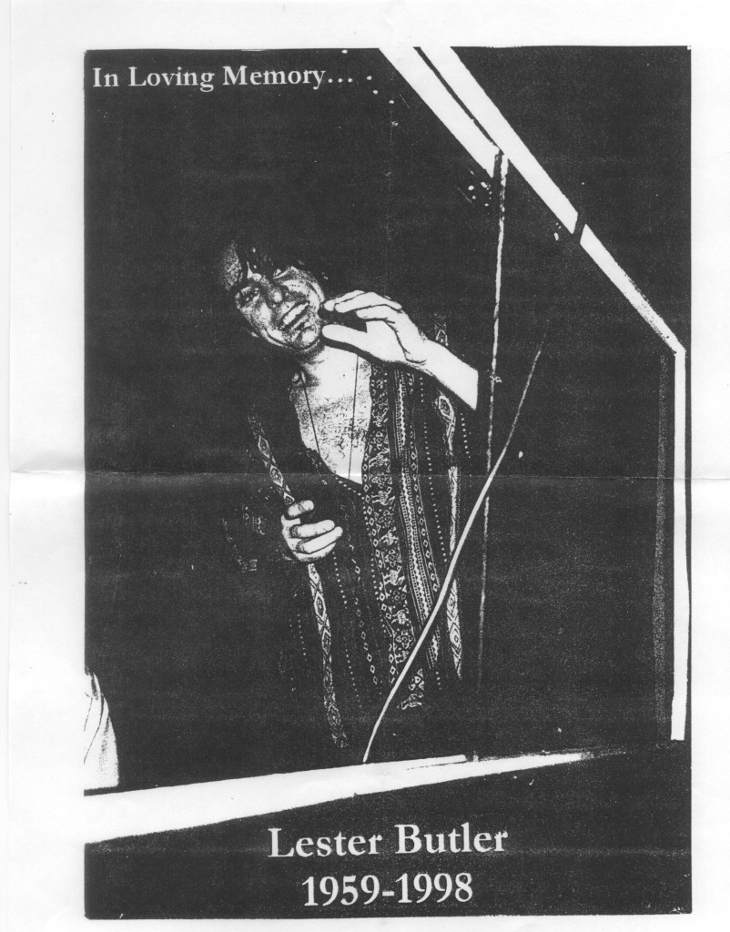 Memorial flier, courtesy Enrico Crivellaro