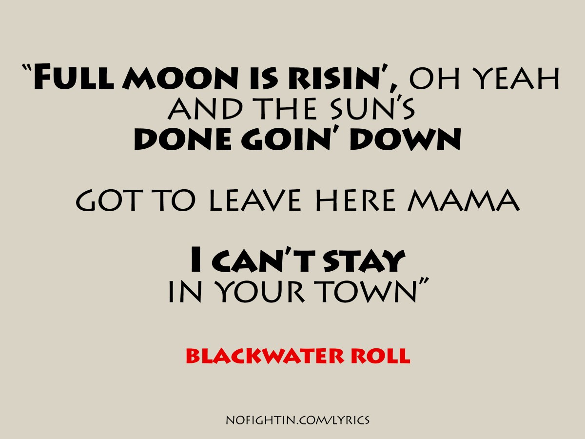 “Blackwater Roll” lyrics&nbsp;video
